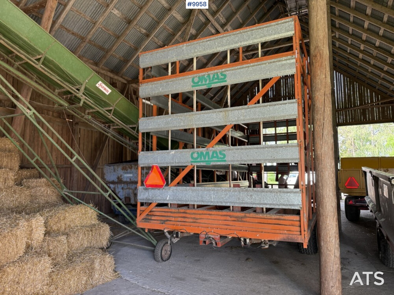 Self-loading trailer small bale Omas CB170 S - Echipamente pentru furaje, Remorcă: Foto 5 Self-loading trailer small bale Omas CB170 S - Echipamente pentru furaje, Remorcă: Foto 5