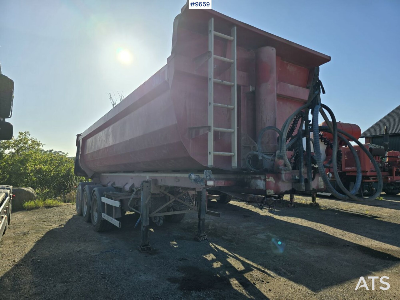 Tipper trailer Damm SE-42T - Semiremorcă basculantă: Foto 2 Tipper trailer Damm SE-42T - Semiremorcă basculantă: Foto 2