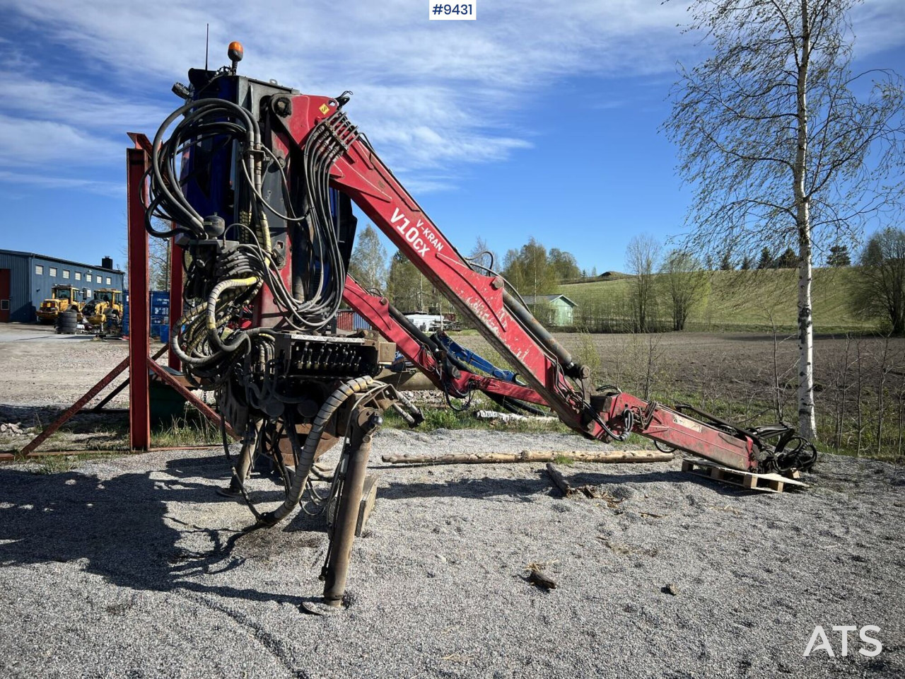 V-kran V10CX,96 - Timber crane, logging crane - Macara montată pentru Camion: Foto 2 V-kran V10CX,96 - Timber crane, logging crane - Macara montată pentru Camion: Foto 2