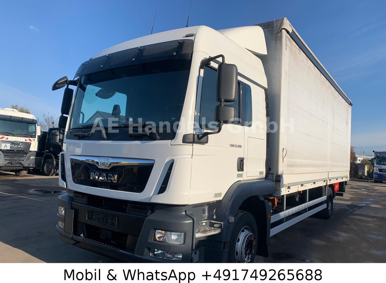 MAN TGM 15.290 LX LL 4x2*LBW/Edscha/Tautliner/2xTank - Camion cu prelată: Foto 1 MAN TGM 15.290 LX LL 4x2*LBW/Edscha/Tautliner/2xTank - Camion cu prelată: Foto 1