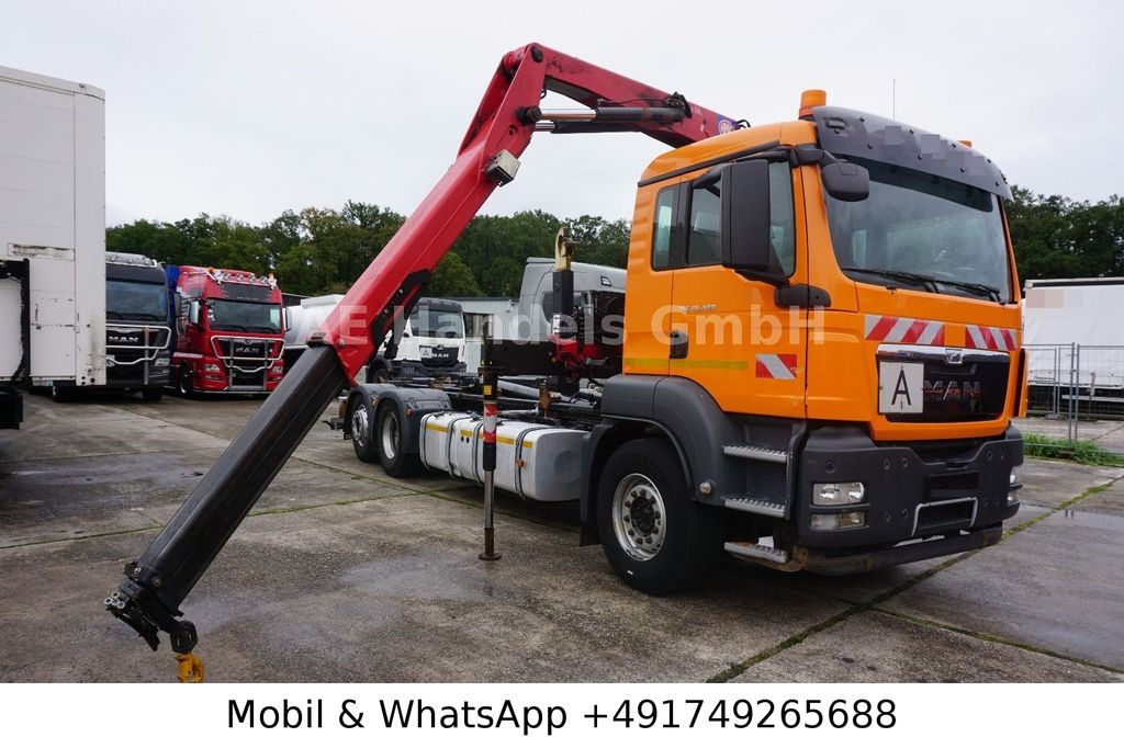 MAN TGS 26.400 BL *Hyva-20.60S/HMF-1444-22/Lenk+Lift MAN TGS 26.400 BL *Hyva-20.60S/HMF-1444-22/Lenk+Lift - Camion cu cârlig, Camion cu macara: Foto 1 MAN TGS 26.400 BL *Hyva-20.60S/HMF-1444-22/Lenk+Lift MAN TGS 26.400 BL *Hyva-20.60S/HMF-1444-22/Lenk+Lift - Camion cu cârlig, Camion cu macara: Foto 1