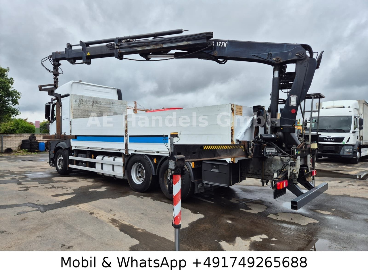 Mercedes-Benz Actros IV 2646 L LL 6x2 *Retarder/Hiab-177K-Pro - Camion platformă, Camion cu macara: Foto 3 Mercedes-Benz Actros IV 2646 L LL 6x2 *Retarder/Hiab-177K-Pro - Camion platformă, Camion cu macara: Foto 3