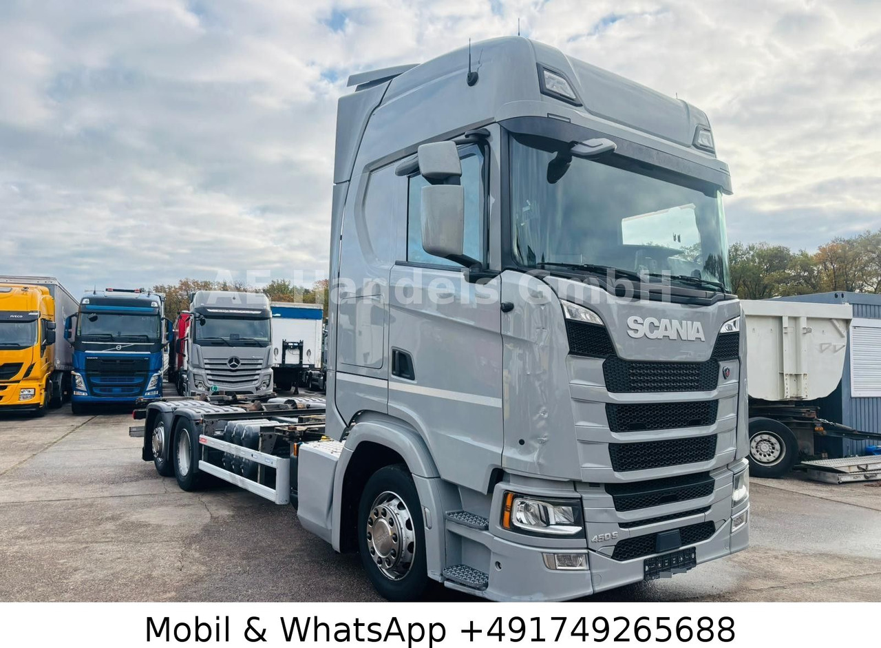Scania S450 HighLine BDF *Retarder/Lenk+Lift/Multi/ACC - Camion transport containere/ Swap body: Foto 1 Scania S450 HighLine BDF *Retarder/Lenk+Lift/Multi/ACC - Camion transport containere/ Swap body: Foto 1