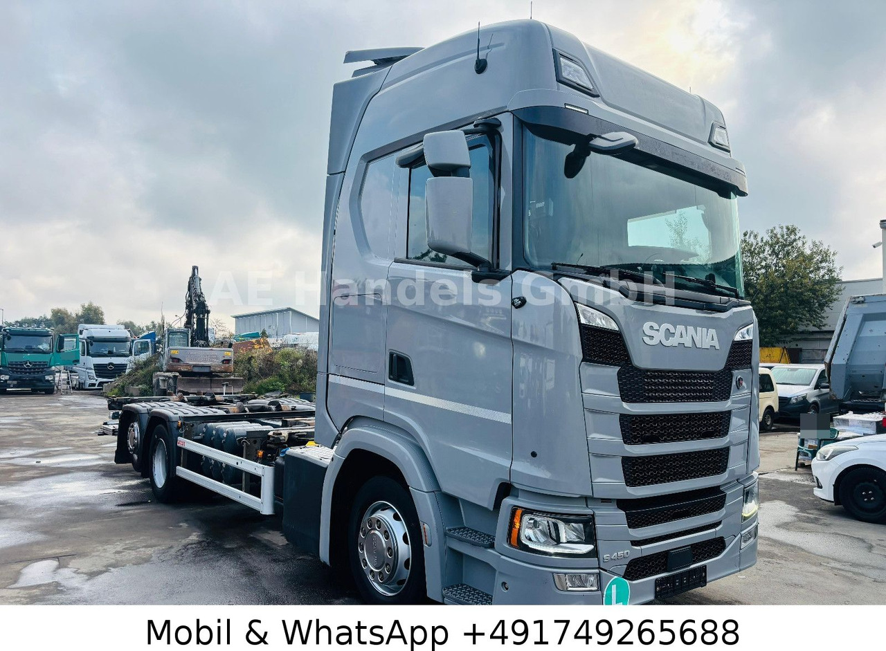 Scania S450 HighLine BDF *Retarder/Lenk+Lift/Multi/LBW - Camion transport containere/ Swap body: Foto 1 Scania S450 HighLine BDF *Retarder/Lenk+Lift/Multi/LBW - Camion transport containere/ Swap body: Foto 1