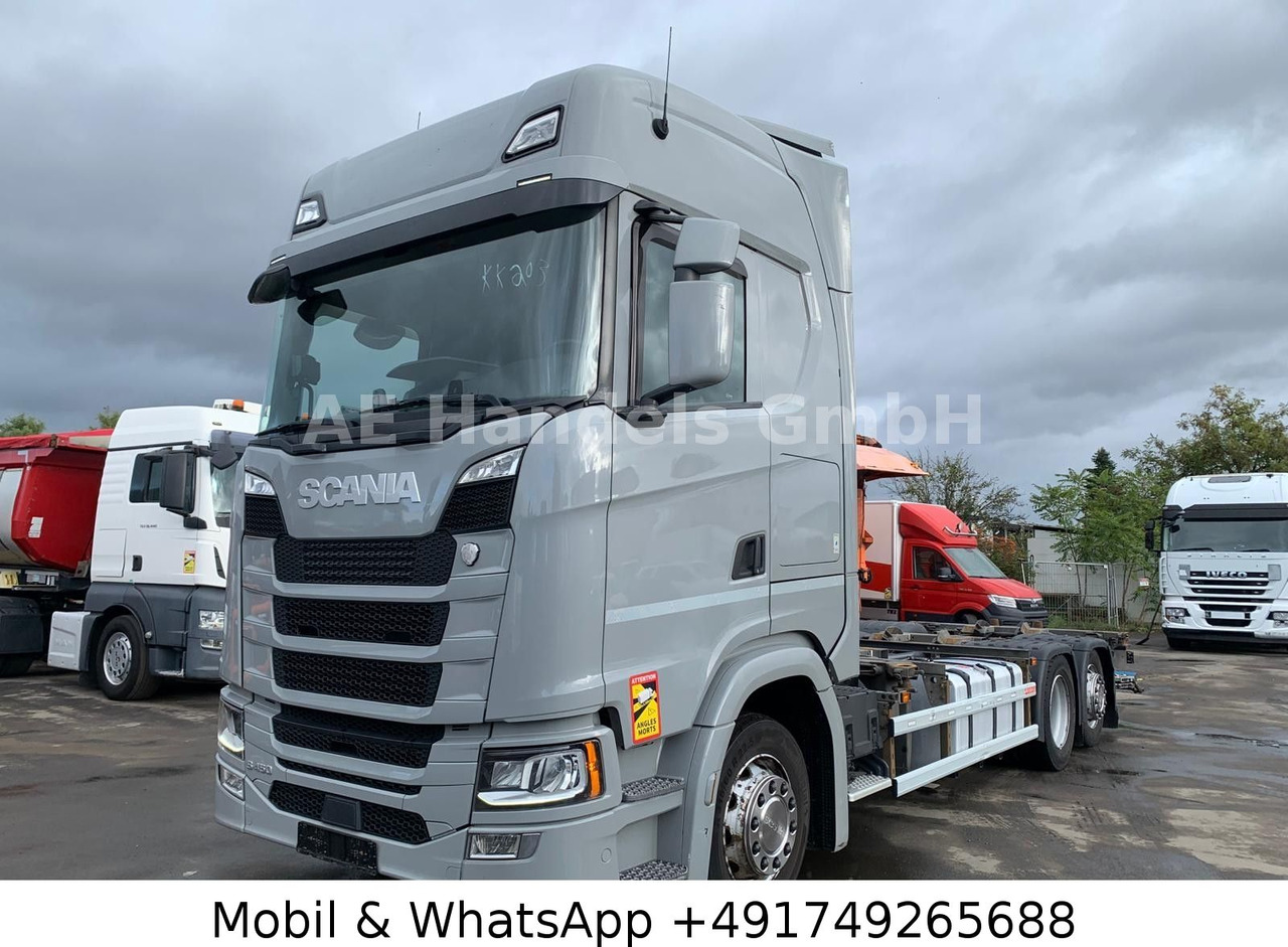 Scania S450 HighLine BDF *Retarder/Lenk+Lift/Multi/LBW - Camion transport containere/ Swap body: Foto 1 Scania S450 HighLine BDF *Retarder/Lenk+Lift/Multi/LBW - Camion transport containere/ Swap body: Foto 1