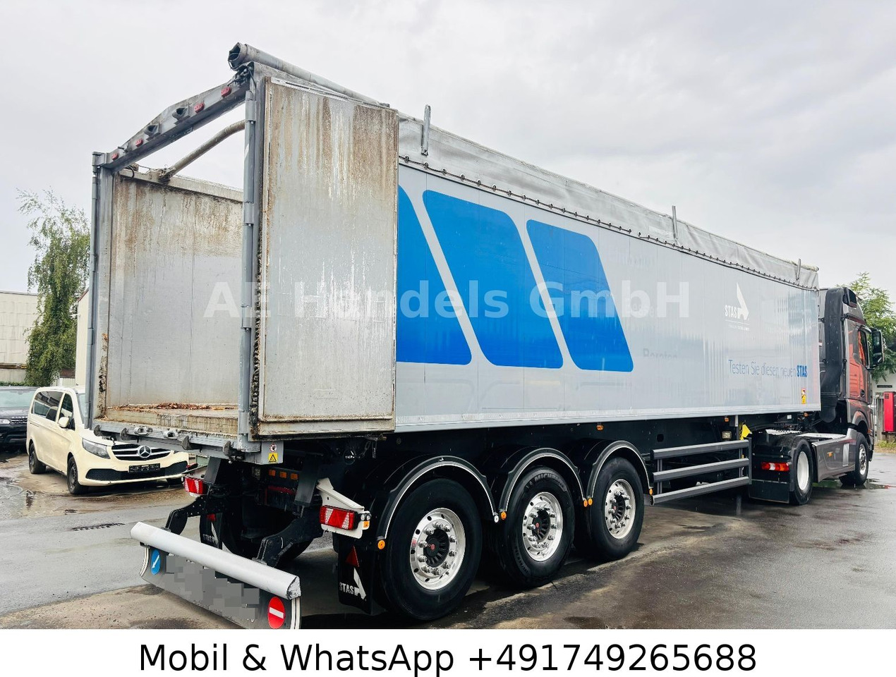 Stas S300CX *55m³/Aluminium/Lift/Alcoa/Smartboard - Semiremorcă basculantă: Foto 5 Stas S300CX *55m³/Aluminium/Lift/Alcoa/Smartboard - Semiremorcă basculantă: Foto 5