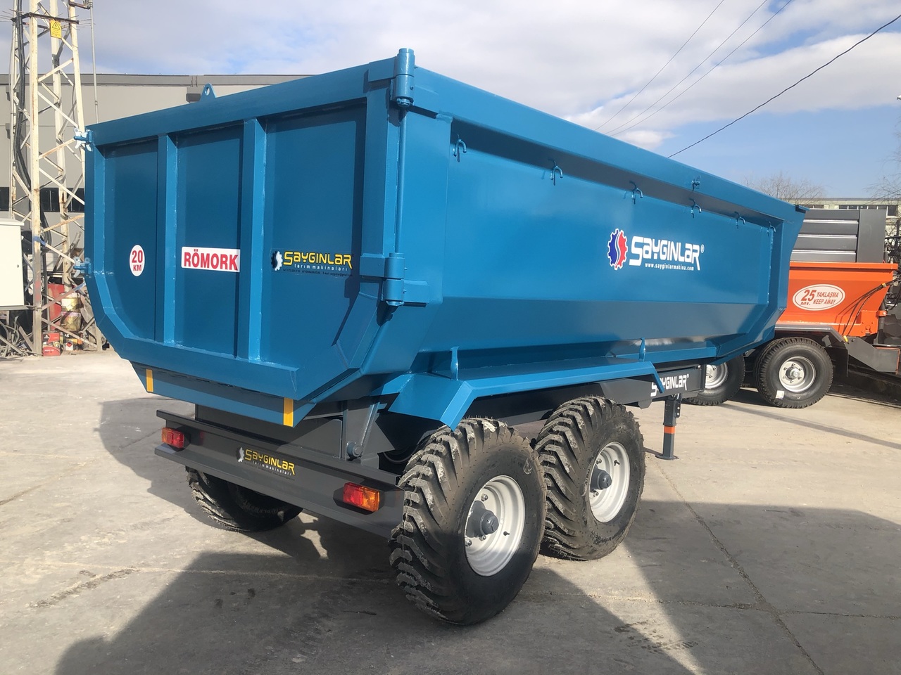 SAYGINLAR 8 TON DUMP TRAILER - Remorcă basculantă: Foto 2 SAYGINLAR 8 TON DUMP TRAILER - Remorcă basculantă: Foto 2