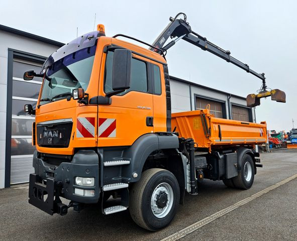 MAN TGS 18.320 4x4 BL HIAB 099-BS3 Funk Kran Euro5 - Camion basculantă, Camion cu macara: Foto 1 MAN TGS 18.320 4x4 BL HIAB 099-BS3 Funk Kran Euro5 - Camion basculantă, Camion cu macara: Foto 1