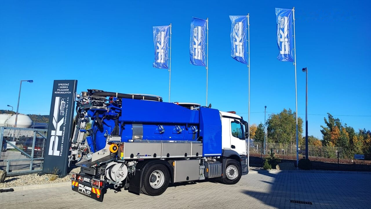 Mercedes-Benz Actros 1843 - Maşină pentru vidanjări: Foto 1 Mercedes-Benz Actros 1843 - Maşină pentru vidanjări: Foto 1