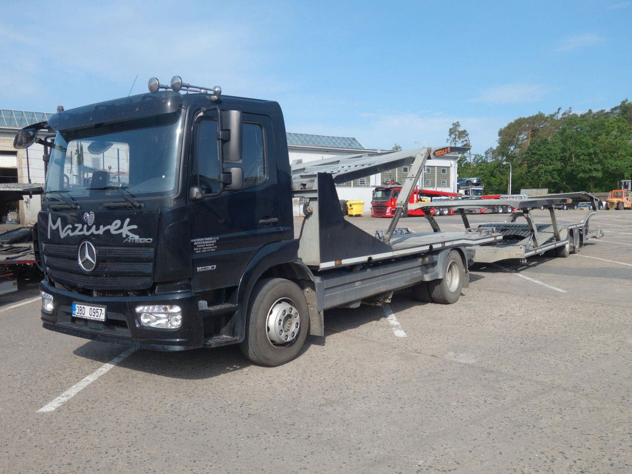 Mercedes-Benz Atego 1530 mit Anhänger für 7 PKW - Camion transport auto: Foto 1 Mercedes-Benz Atego 1530 mit Anhänger für 7 PKW - Camion transport auto: Foto 1