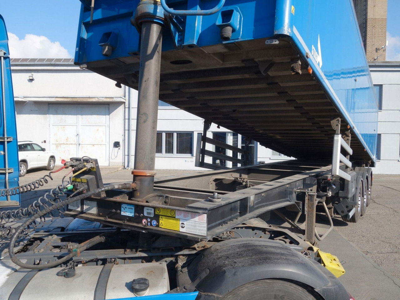 Stas Alu kipper, 50 cm3, Liftachse, SAF, Rollplane - Semiremorcă basculantă: Foto 5 Stas Alu kipper, 50 cm3, Liftachse, SAF, Rollplane - Semiremorcă basculantă: Foto 5