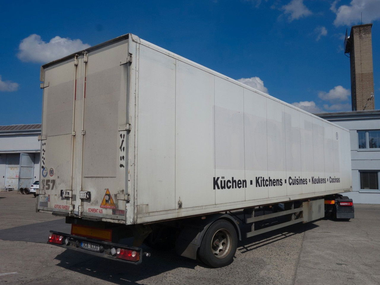 WEKA Weka, 1 Achse, Lenkachse 1 Achse, Lenkachse - Semiremorcă furgon: Foto 4 WEKA Weka, 1 Achse, Lenkachse 1 Achse, Lenkachse - Semiremorcă furgon: Foto 4