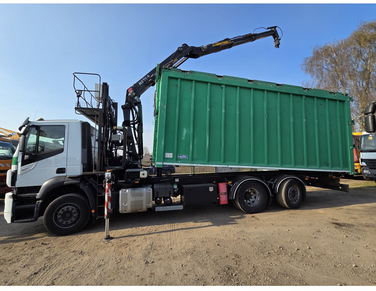 IVECO STRALIS 420 6X2 TIPPER CRANE KESLA 17 TON 2 EXT STEERING REAR AXLE - Camion basculantă, Camion cu macara: Foto 5 IVECO STRALIS 420 6X2 TIPPER CRANE KESLA 17 TON 2 EXT STEERING REAR AXLE - Camion basculantă, Camion cu macara: Foto 5