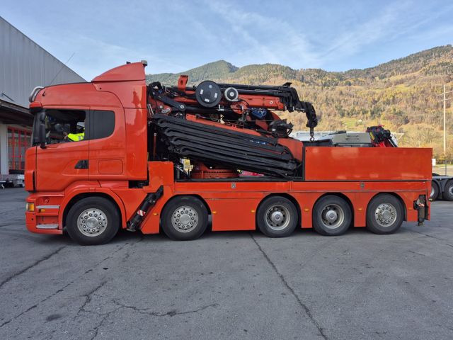 Scania R500 V8 LB10x4, E5, Effer 1750 8S, FLYJIB, 44m - Camion cu macara: Foto 2 Scania R500 V8 LB10x4, E5, Effer 1750 8S, FLYJIB, 44m - Camion cu macara: Foto 2