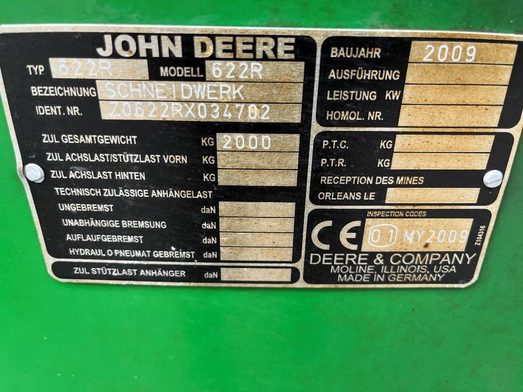 John Deere 622R Skärbord / Header 22 fot till JD T550 i - Utilaje pentru combină agricola: Foto 4 John Deere 622R Skärbord / Header 22 fot till JD T550 i - Utilaje pentru combină agricola: Foto 4