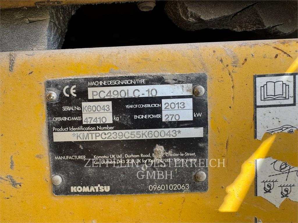 Komatsu PC490LC-10 - Excavator pe şenile: Foto 4 Komatsu PC490LC-10 - Excavator pe şenile: Foto 4