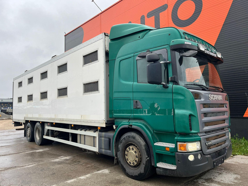 Scania G 480 6x2*4 BOX L=9212 mm / COOLANT LEAKAGE ON 3 RD CYLINDER - Camion transport animale: Foto 4 Scania G 480 6x2*4 BOX L=9212 mm / COOLANT LEAKAGE ON 3 RD CYLINDER - Camion transport animale: Foto 4