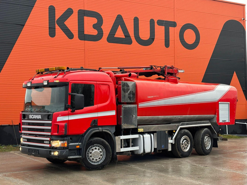 Scania P 124 6x2*4 KORP&SON / TANK 8000 l / VACUUM Wittig RFW260 / PRESSURE Uraca DK716 140 bar / 400 l/min - Maşină pentru vidanjări: Foto 1 Scania P 124 6x2*4 KORP&SON / TANK 8000 l / VACUUM Wittig RFW260 / PRESSURE Uraca DK716 140 bar / 400 l/min - Maşină pentru vidanjări: Foto 1