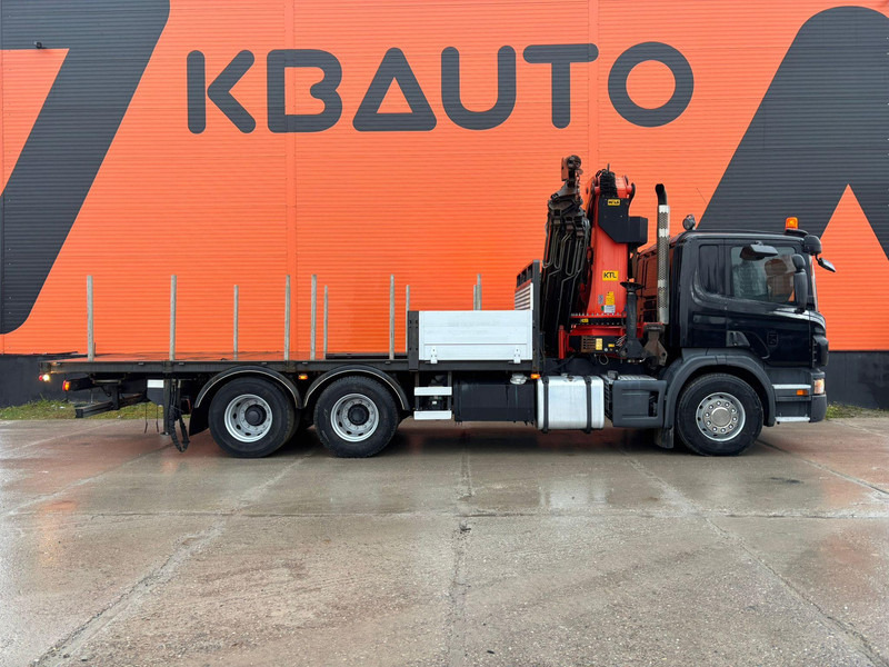 Scania P 380 6x2 PK 44002 + WINCH / PLATFORM L=6090 mm - Camion platformă, Camion cu macara: Foto 5 Scania P 380 6x2 PK 44002 + WINCH / PLATFORM L=6090 mm - Camion platformă, Camion cu macara: Foto 5