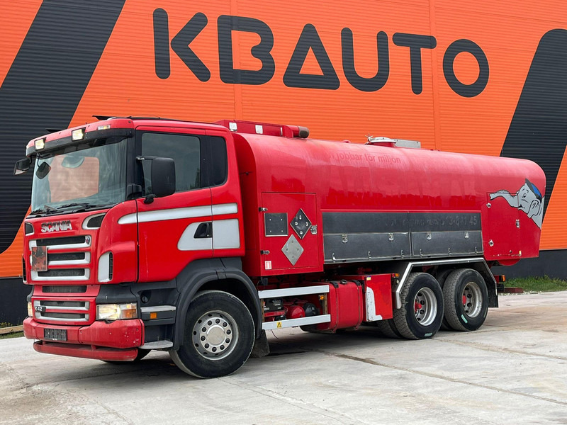 Scania R 420 6x2 ADR / STAINLESS STEEL TANK 9500 l / FULL STEEL SUSPENSION - Camion cisternă: Foto 1 Scania R 420 6x2 ADR / STAINLESS STEEL TANK 9500 l / FULL STEEL SUSPENSION - Camion cisternă: Foto 1