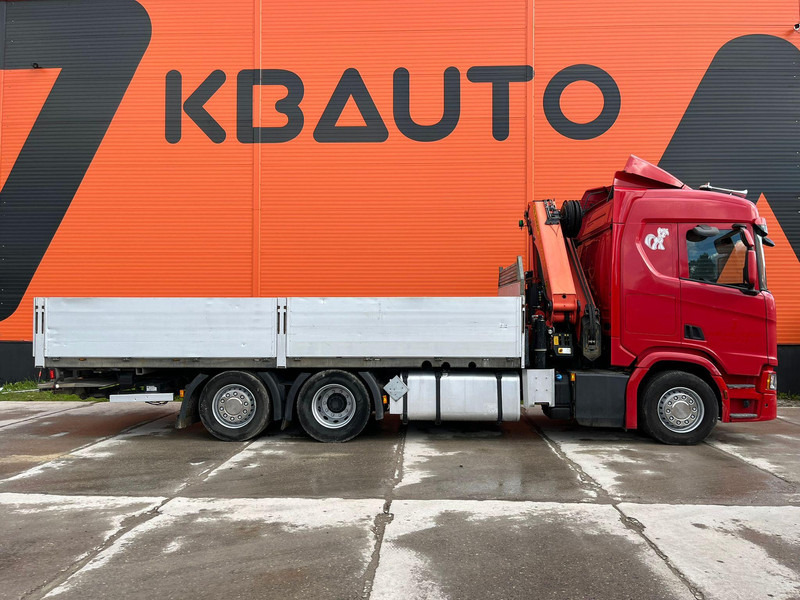 Scania R 450 6x2*4 PK 26002 / PLATFORM L=6482 mm - Camion platformă, Camion cu macara: Foto 5 Scania R 450 6x2*4 PK 26002 / PLATFORM L=6482 mm - Camion platformă, Camion cu macara: Foto 5