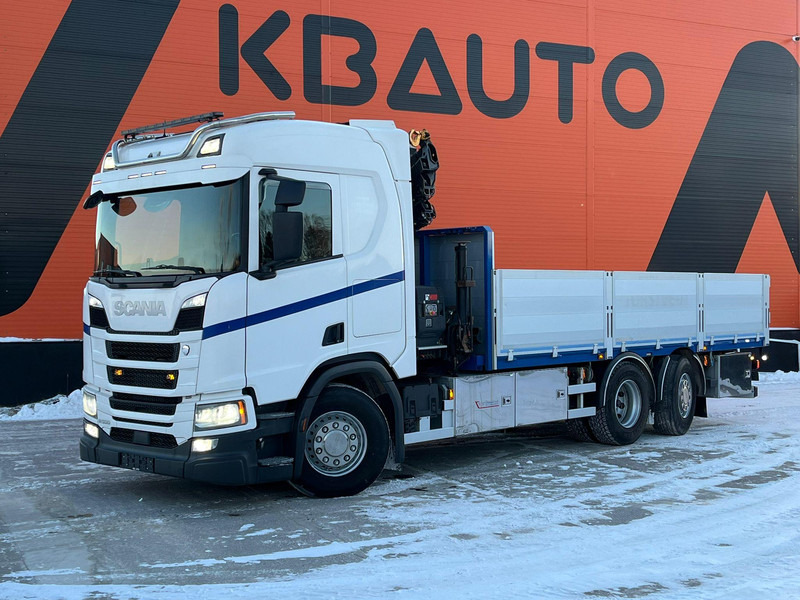 Scania R 500 6x2*4 HIAB 232E-6 / PLATFORM L=6432 mm - Camion platformă, Camion cu macara: Foto 2 Scania R 500 6x2*4 HIAB 232E-6 / PLATFORM L=6432 mm - Camion platformă, Camion cu macara: Foto 2