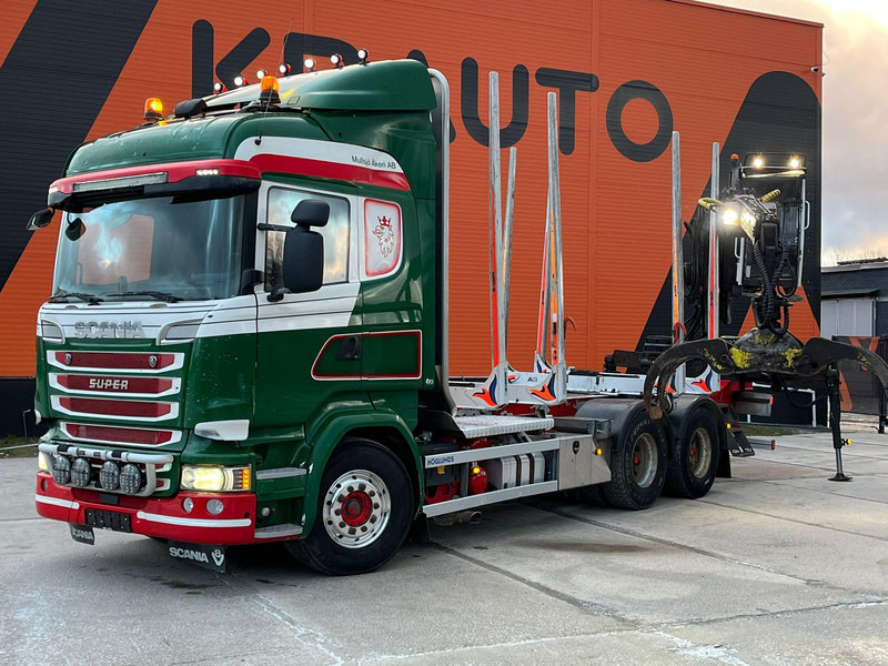 Scania R 580 6x4 LOGLIFT F96S79 / RETARDER - Camion forestier, Camion cu macara: Foto 1 Scania R 580 6x4 LOGLIFT F96S79 / RETARDER - Camion forestier, Camion cu macara: Foto 1