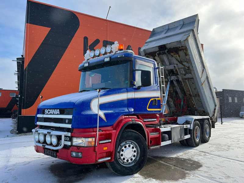 Scania T 144 460 6x2 V8 TORPEDO / FULL STEEL / DRUM BRAKES / BIG AXLE / BOX L=4701 mm - Camion basculantă: Foto 2 Scania T 144 460 6x2 V8 TORPEDO / FULL STEEL / DRUM BRAKES / BIG AXLE / BOX L=4701 mm - Camion basculantă: Foto 2