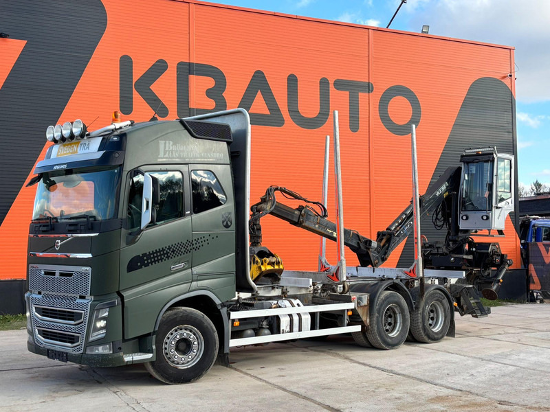 Volvo FH 16 650 6x4 Kesla 2110 / CHASSIS L=7223 mm - Camion forestier, Camion cu macara: Foto 1 Volvo FH 16 650 6x4 Kesla 2110 / CHASSIS L=7223 mm - Camion forestier, Camion cu macara: Foto 1
