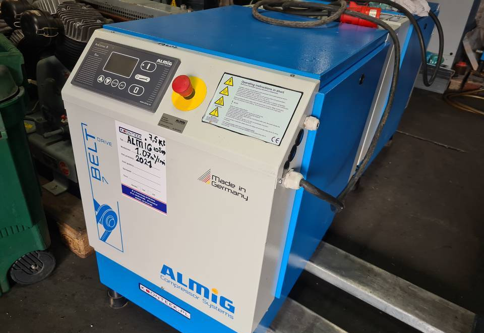 Kompresor śrubowy Almig Belt 7, 7,5 kw. 2021r - Compresor de aer: Foto 1 Kompresor śrubowy Almig Belt 7, 7,5 kw. 2021r - Compresor de aer: Foto 1