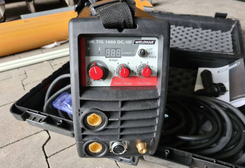 Spawarka Tig WELDKAR WK 1660 DC/HF 160 A - Echipamente pentru sudare: Foto 2 Spawarka Tig WELDKAR WK 1660 DC/HF 160 A - Echipamente pentru sudare: Foto 2