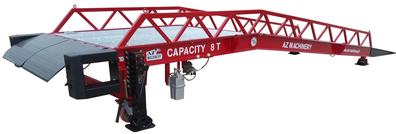 **RENTAL** Loading Ramp with with hydraulic tilting bridge - AZ RAMP - STAR- 8T. 8 ton capacity - Rampă de încărcare: Foto 1 **RENTAL** Loading Ramp with with hydraulic tilting bridge - AZ RAMP - STAR- 8T. 8 ton capacity - Rampă de încărcare: Foto 1