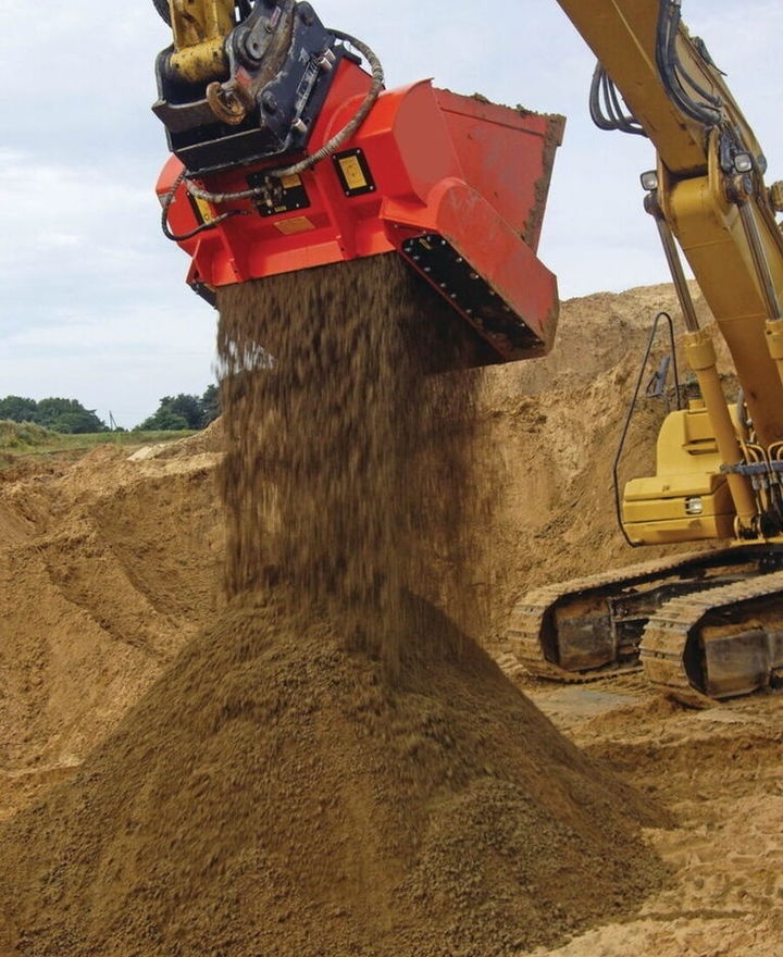 AME Screener Crusher Bucket - Cupă pentru sortarea pentru Excavator: Foto 2 AME Screener Crusher Bucket - Cupă pentru sortarea pentru Excavator: Foto 2