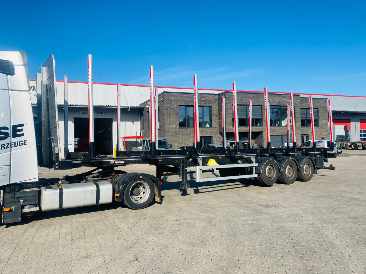 PAVIC Holzauflieger mit Schemel und Rungen - Semiremorcă transport busteni: Foto 2 PAVIC Holzauflieger mit Schemel und Rungen - Semiremorcă transport busteni: Foto 2