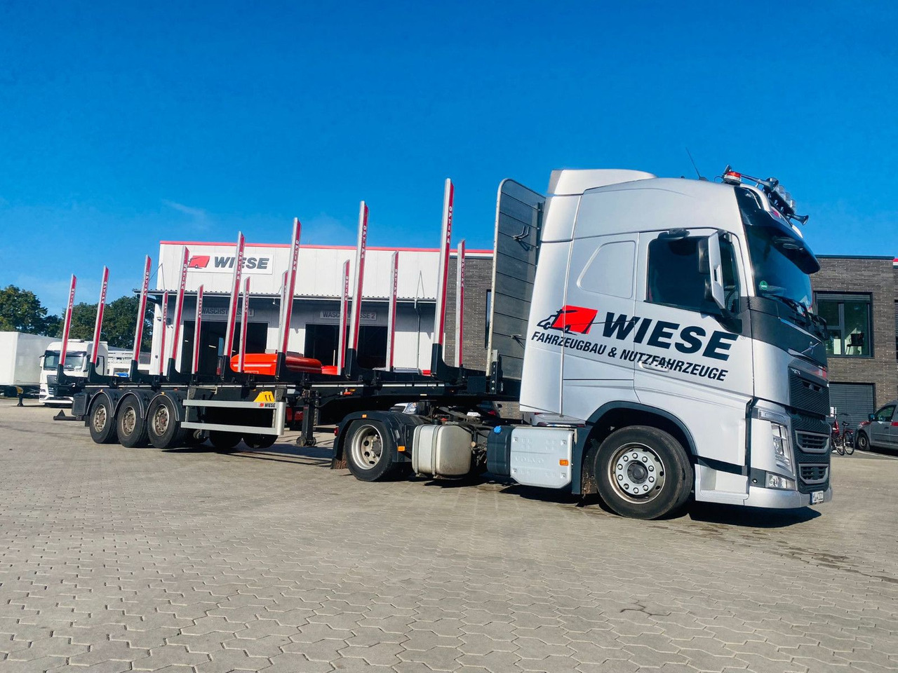 PAVIC Holzauflieger mit Schemel und Rungen - Semiremorcă transport busteni: Foto 2 PAVIC Holzauflieger mit Schemel und Rungen - Semiremorcă transport busteni: Foto 2