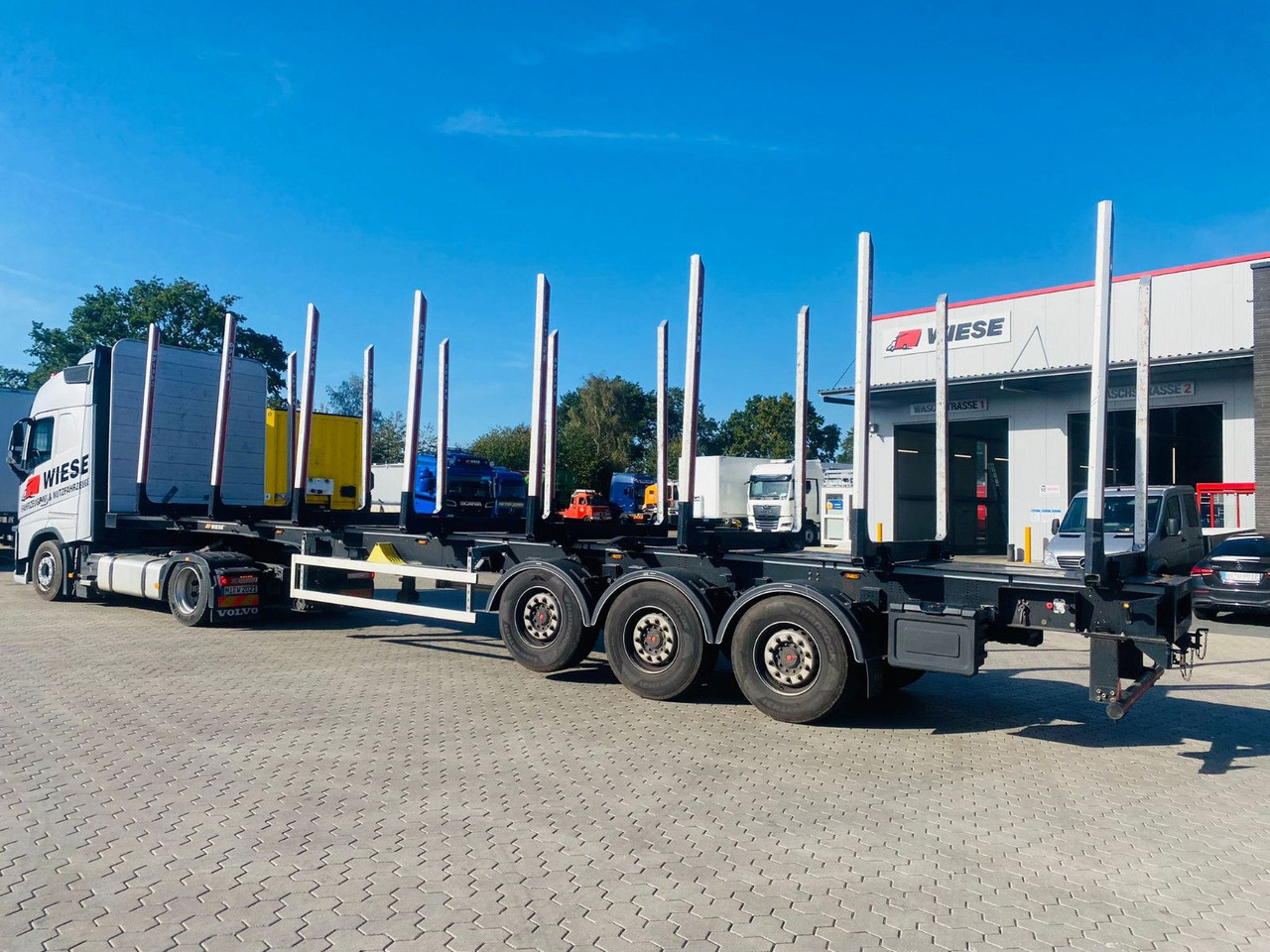 PAVIC Holzauflieger mit Schemel und Rungen - Semiremorcă transport busteni: Foto 4 PAVIC Holzauflieger mit Schemel und Rungen - Semiremorcă transport busteni: Foto 4