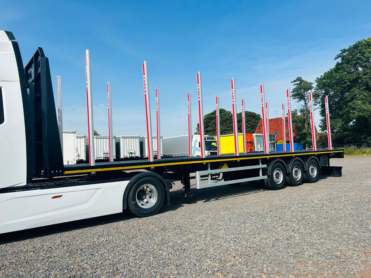 PAVIC PRSH27 Plateau Rungen Schnellwechselsystem - Semiremorcă transport busteni: Foto 1 PAVIC PRSH27 Plateau Rungen Schnellwechselsystem - Semiremorcă transport busteni: Foto 1