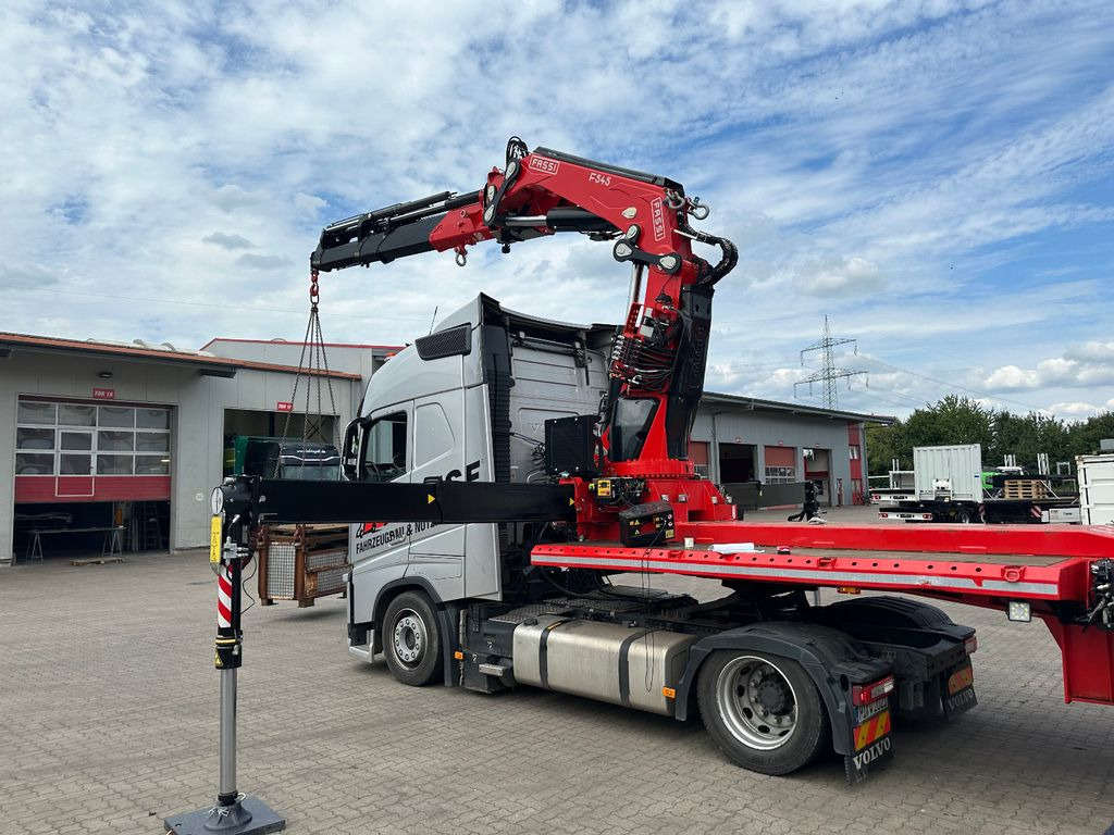 Wiese Stufensattel Tieflader mit Kran Fassi F545 Wiese Stufensattel Tieflader mit Kran Fassi F545 - Semiremorcă platformă: Foto 1 Wiese Stufensattel Tieflader mit Kran Fassi F545 Wiese Stufensattel Tieflader mit Kran Fassi F545 - Semiremorcă platformă: Foto 1