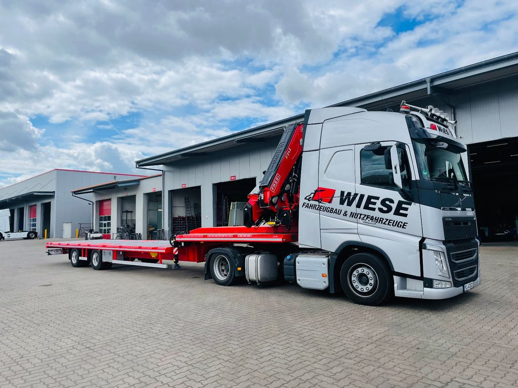 Wiese Stufensattel Tieflader mit Kran Fassi F545 Wiese Stufensattel Tieflader mit Kran Fassi F545 - Semiremorcă transport agabaritic: Foto 2 Wiese Stufensattel Tieflader mit Kran Fassi F545 Wiese Stufensattel Tieflader mit Kran Fassi F545 - Semiremorcă transport agabaritic: Foto 2