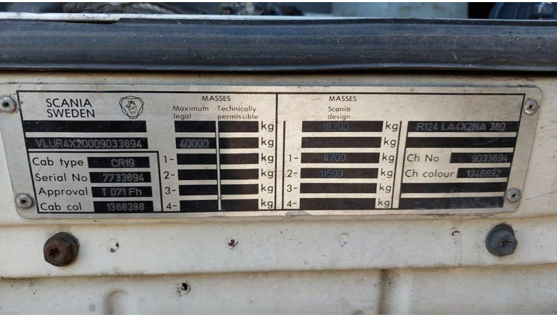 Scania R124-360 124 360 - Cap tractor: Foto 5 Scania R124-360 124 360 - Cap tractor: Foto 5