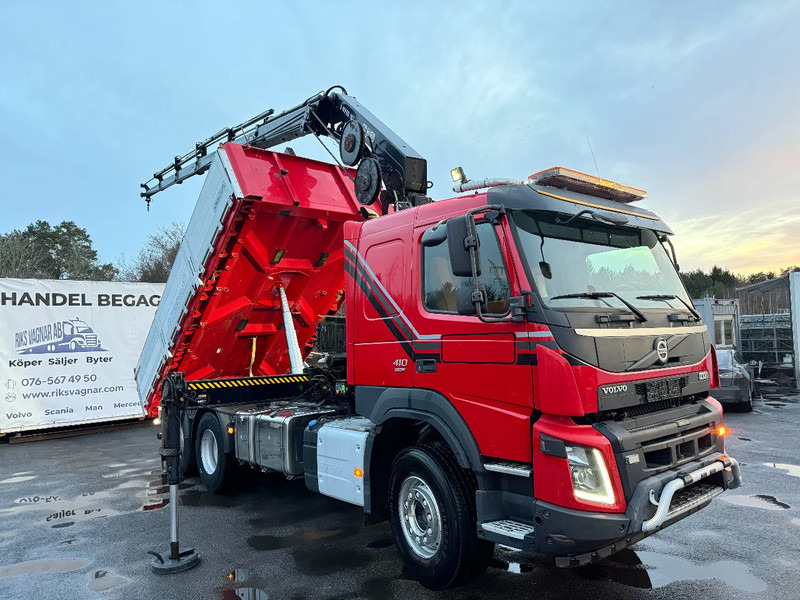 Volvo FMX 410 6x2*4, Tipper & Crane, 2015 - Camion basculantă, Camion cu macara: Foto 1 Volvo FMX 410 6x2*4, Tipper & Crane, 2015 - Camion basculantă, Camion cu macara: Foto 1