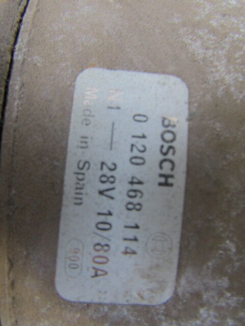 VOLVO FL D6B ALTERNATOR BOSCH P/NO 012468121 - Sistem electric pentru Camion: Foto 3 VOLVO FL D6B ALTERNATOR BOSCH P/NO 012468121 - Sistem electric pentru Camion: Foto 3