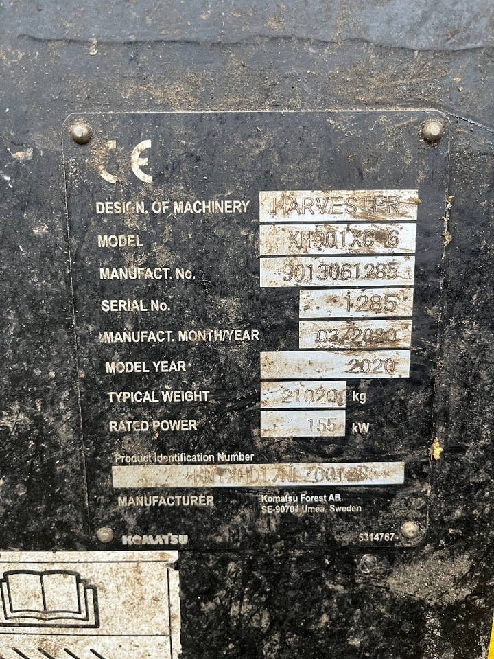 Harvester Komatsu 901 XC: Foto 13 Harvester Komatsu 901 XC: Foto 13