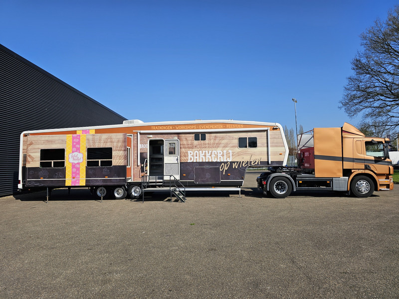 Scania P 280 + trailer - 2 X SLIDE OUT / CAMPER / WOHNMOBIL - Semiremorcă furgon: Foto 5 Scania P 280 + trailer - 2 X SLIDE OUT / CAMPER / WOHNMOBIL - Semiremorcă furgon: Foto 5