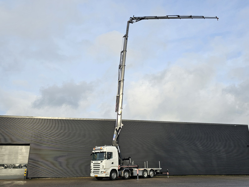 Scania R480 8X2 / HMF 60 t/m + JIB / RETARDER - Camion cu macara: Foto 2 Scania R480 8X2 / HMF 60 t/m + JIB / RETARDER - Camion cu macara: Foto 2