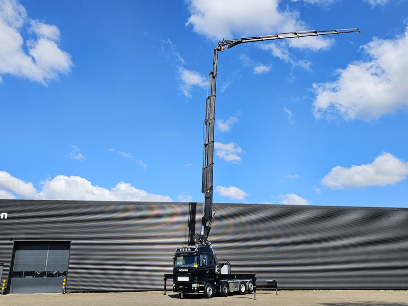 Scania R490 / 8x2 / HMF 85 TM CRANE / WINCH / JIB - Camion cu macara: Foto 4 Scania R490 / 8x2 / HMF 85 TM CRANE / WINCH / JIB - Camion cu macara: Foto 4