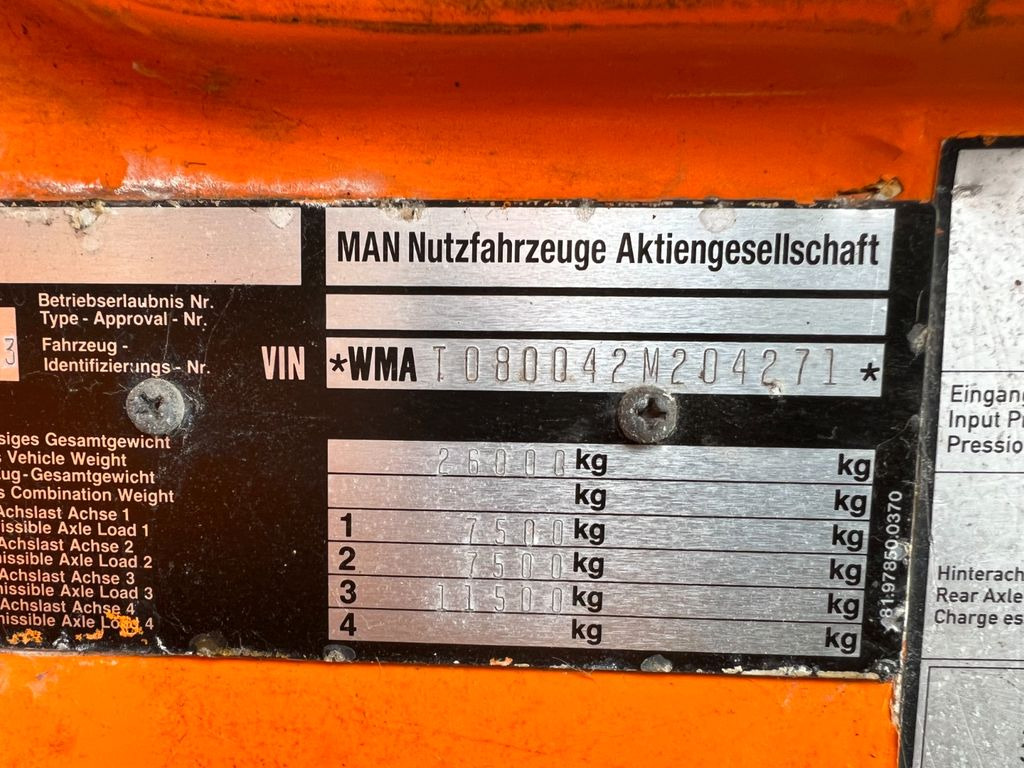MAN 26.293 6X2 Motor & Getriebe gut MAN 26.293 6X2 Motor & Getriebe gut - Camion şasiu: Foto 2 MAN 26.293 6X2 Motor & Getriebe gut MAN 26.293 6X2 Motor & Getriebe gut - Camion şasiu: Foto 2