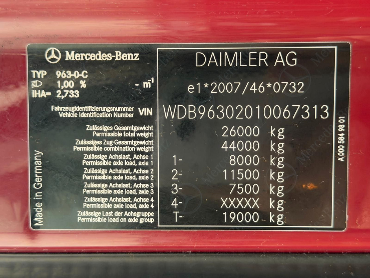 Camion cu cârlig Mercedes-Benz 2558 6x2 Meiller RK 20.65 | Retarder | Klima: Foto 24 Camion cu cârlig Mercedes-Benz 2558 6x2 Meiller RK 20.65 | Retarder | Klima: Foto 24