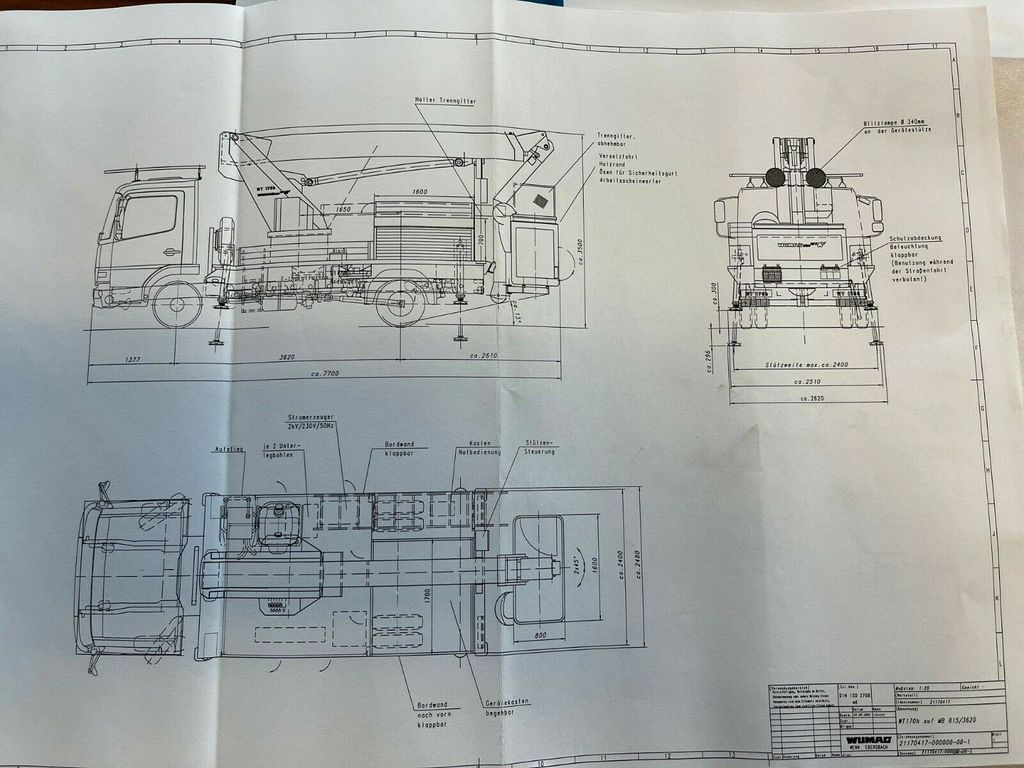 Mercedes-Benz 815 4x2 Hubarbeitsbühne Wumag 170 high 17 m Mercedes-Benz 815 4x2 Hubarbeitsbühne Wumag 170 high 17 m - Camion cu nacela, Autoutilitară: Foto 5 Mercedes-Benz 815 4x2 Hubarbeitsbühne Wumag 170 high 17 m Mercedes-Benz 815 4x2 Hubarbeitsbühne Wumag 170 high 17 m - Camion cu nacela, Autoutilitară: Foto 5
