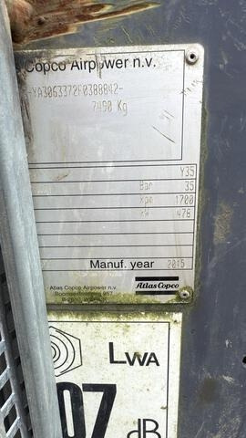 Atlas Copco Y35 - Compresor de aer: Foto 5 Atlas Copco Y35 - Compresor de aer: Foto 5